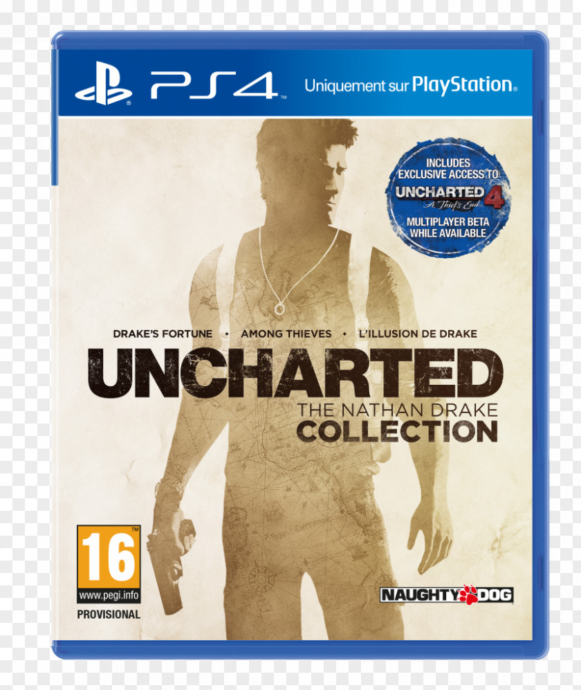 Uncharted: The Nathan Drake Collection Drake's Fortune Uncharted 4: A Thief's End 2: Among Thieves PNG