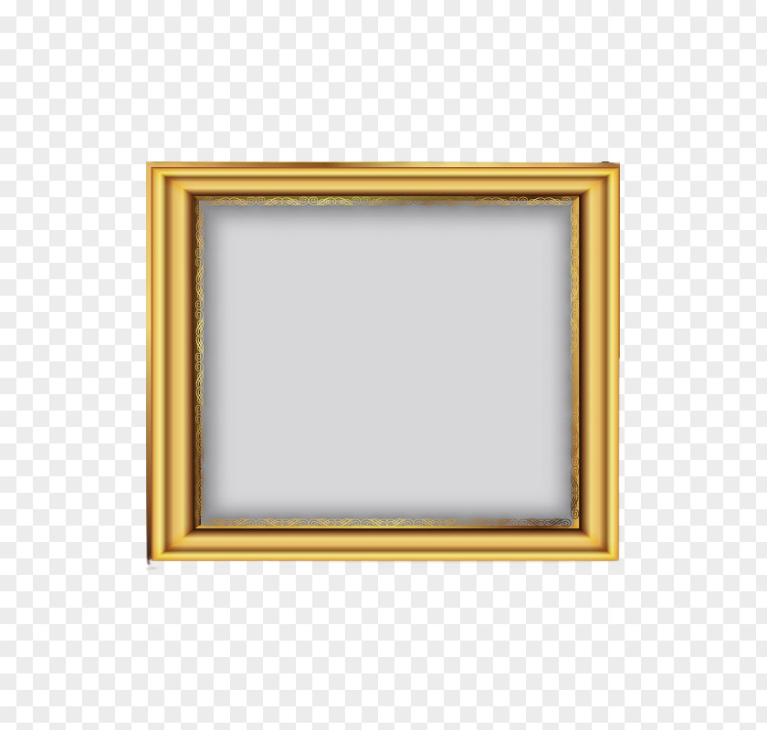 Vector Gold Frame Vecteur PNG