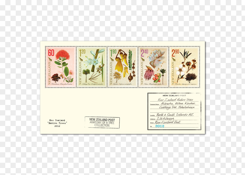 Flower Paper Postage Stamps Rubber Stamp Bud PNG