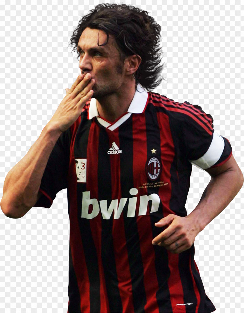 Italy Paolo Maldini A.C. Milan Jersey National Football Team Serie A PNG
