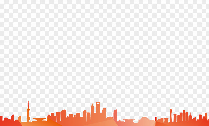 Orange City Silhouette Download Pattern PNG