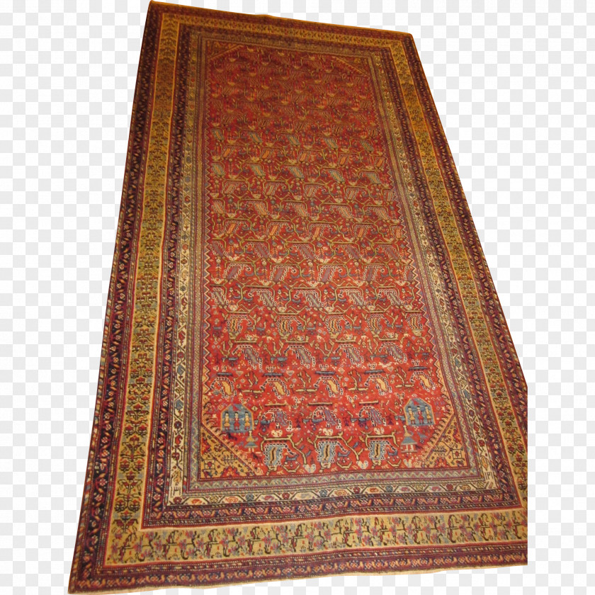 Oriental Malayer Hamadan Carpet Rug Western Persia Campaign Of 1730 PNG