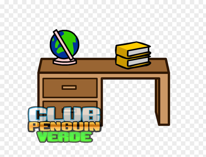 Study Desk Club Penguin Pixel Art Clip PNG