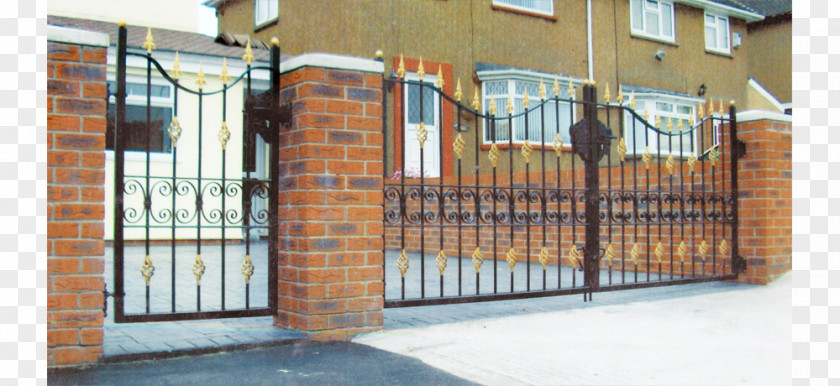 Wrought Iron Gate Fence Electric Gates Door PNG