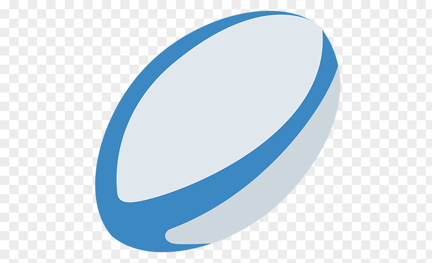 Emoji Rugby Union League Ball PNG