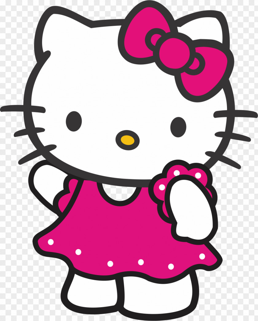 Hello Kitty Character Canvas Print PNG