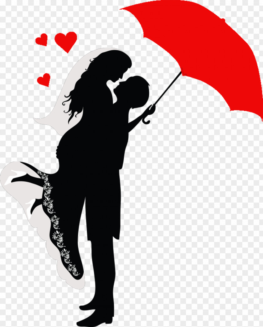 Hugging Couple Romance Drawing Silhouette Clip Art PNG