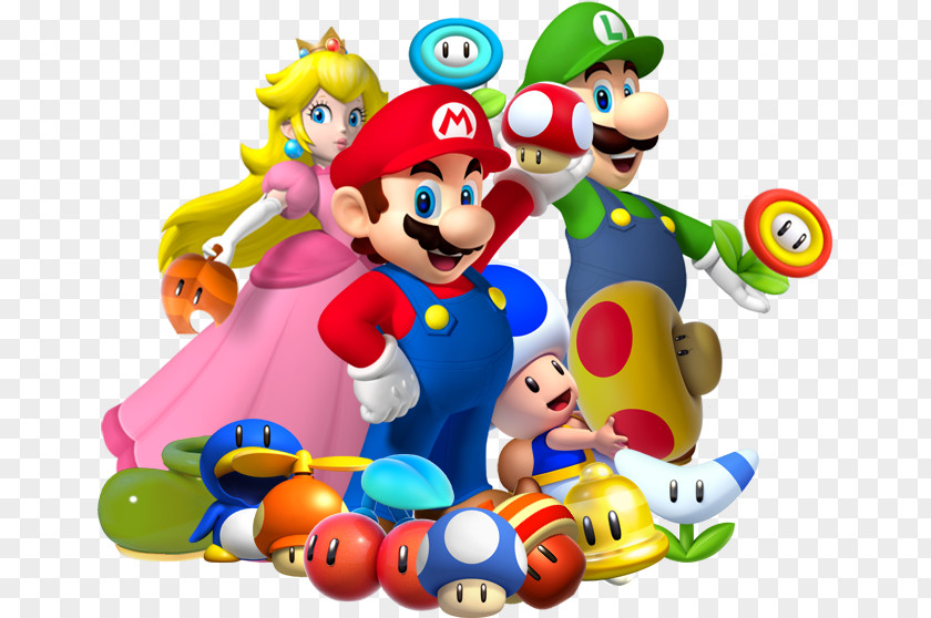 Mario E Luigi Bros Super Bros. New World PNG