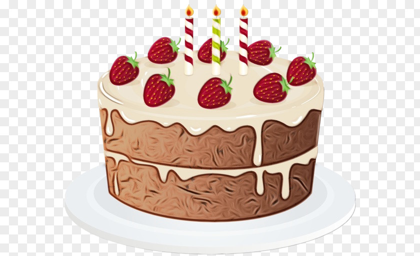 Pasteles Black Forest Cake Cartoon Birthday PNG