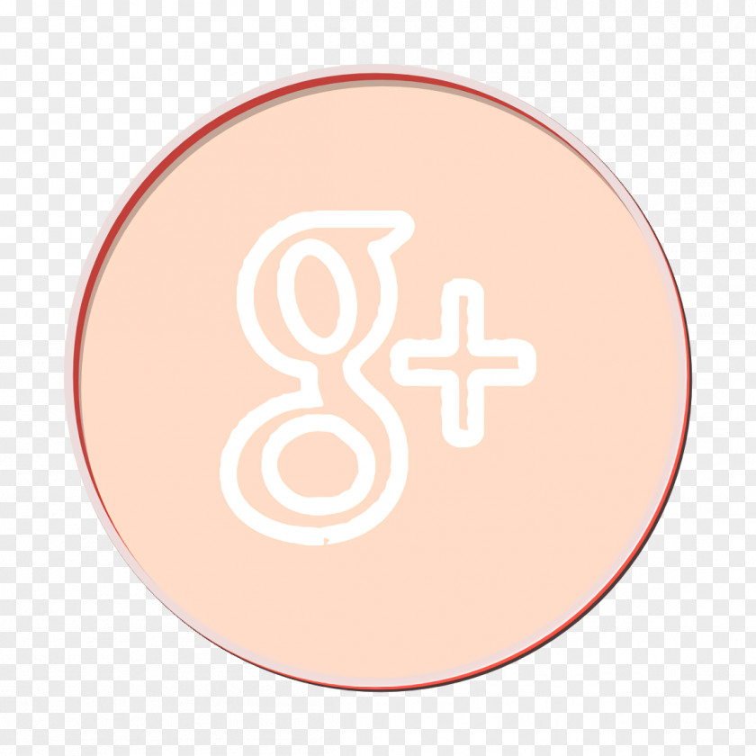 Peach Beige Circle Icon Google Outline PNG