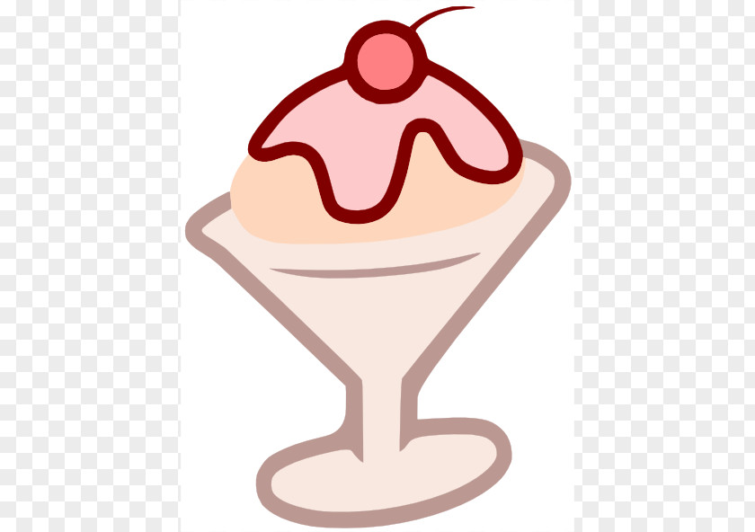Pink Milkshake Cliparts Ice Cream Butterscotch Sundae Clip Art PNG
