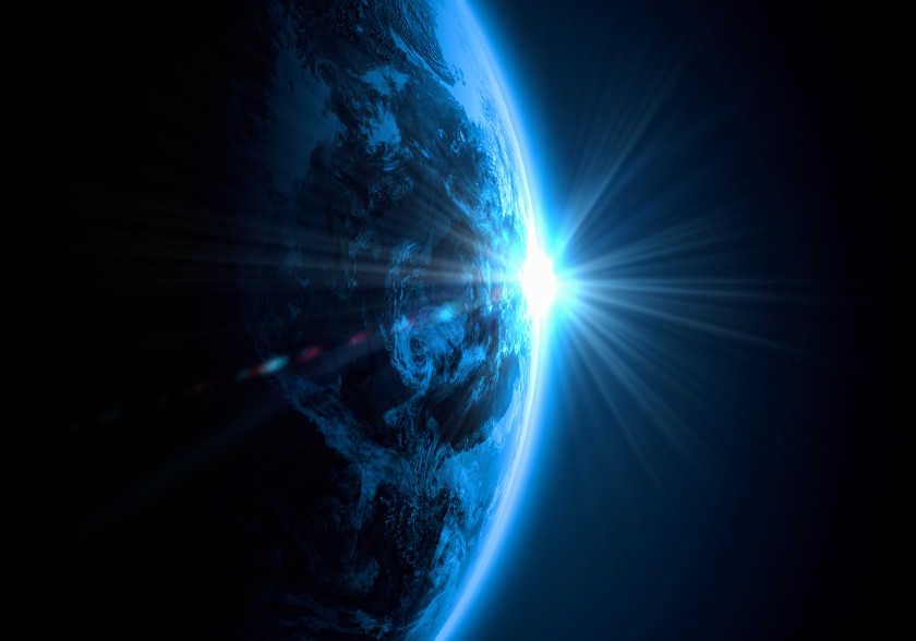 Space In The Planet Emitting Light Material Earth Hour Stock Photography PNG