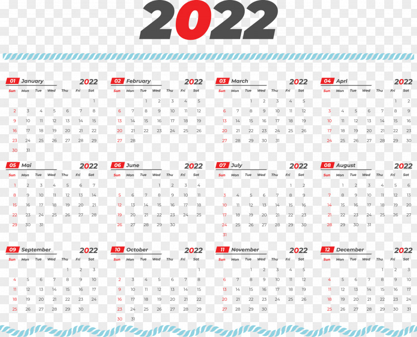 2022 Yeary Calendar 2022 Calendar PNG