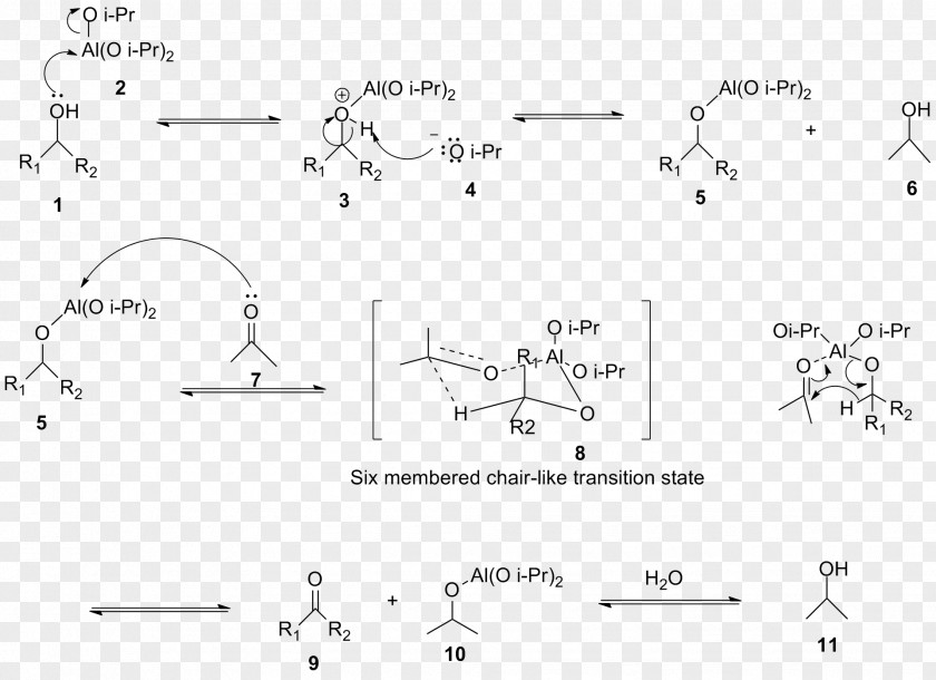 Camphor Oppenauer Oxidation Redox Alcohol Of Secondary Alcohols To Ketones PNG