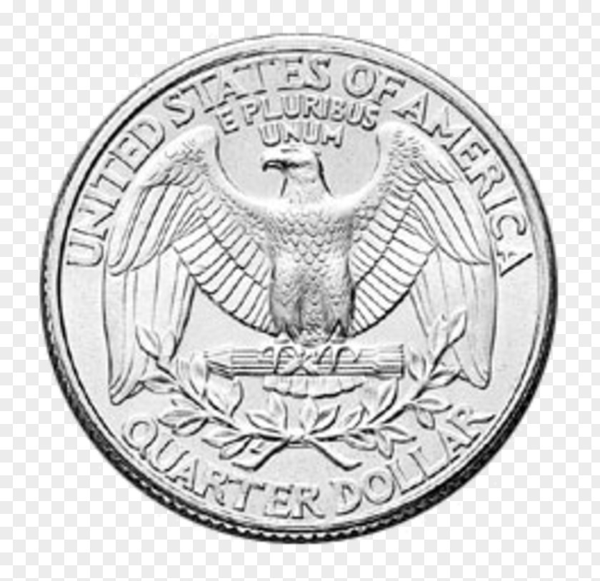 Coin Quarter Penny Clip Art PNG