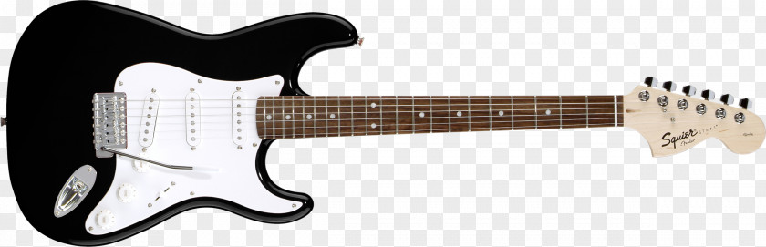Electric Guitar Fender Stratocaster Bullet The Black Strat Squier Deluxe Hot Rails Precision Bass PNG