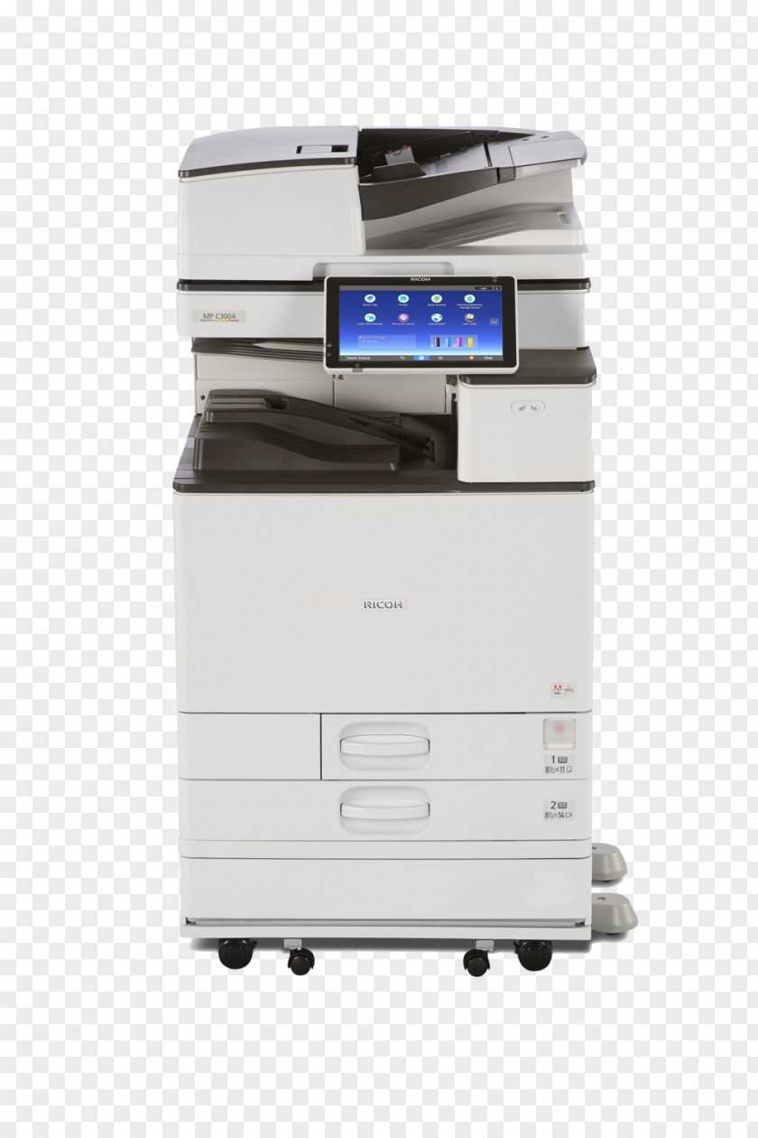Multifunction Multi-function Printer Ricoh Photocopier Printing PNG