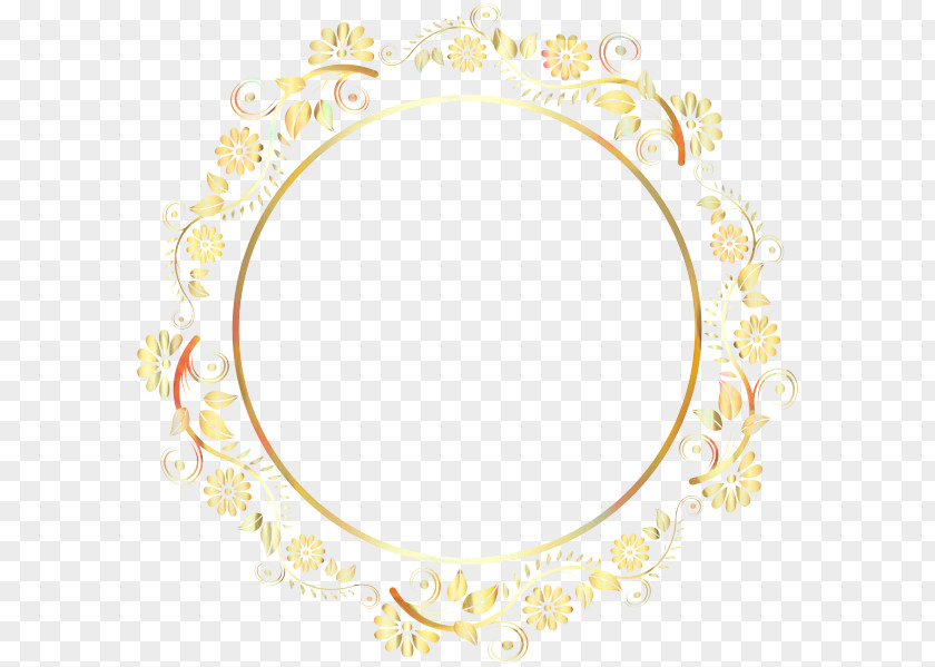 Picture Frames Circle Design Text PNG