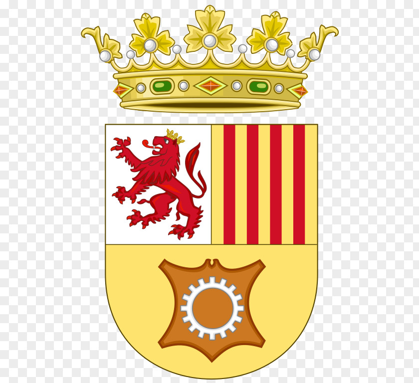 Ponce De Leon Avenue Crown Of Castile Kingdom Spain Coat Arms Crest PNG