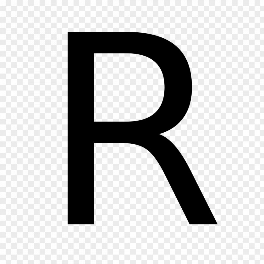 R Computer Font Sort PNG
