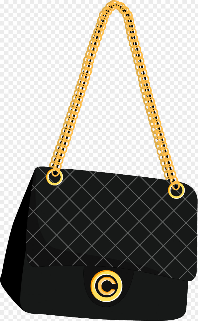 Vector Hand-painted Chain Bag Download Tote Computer File PNG