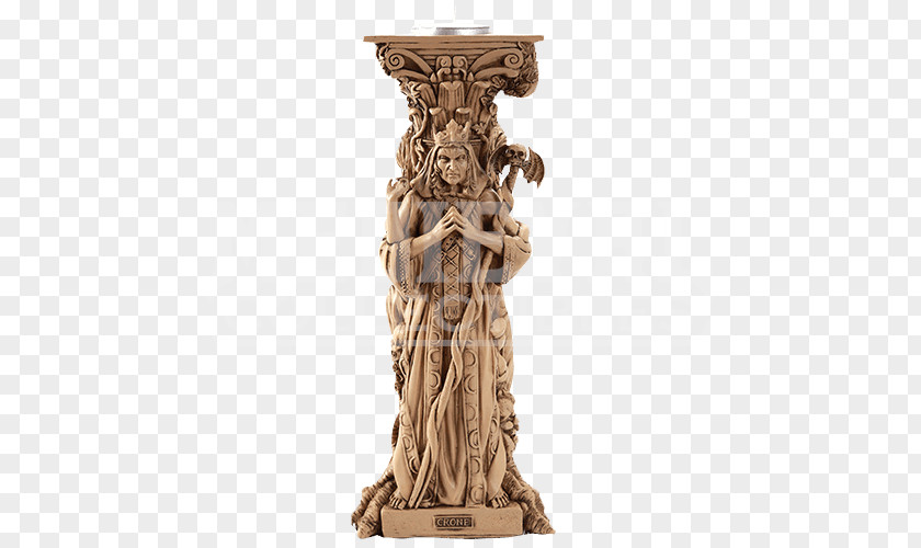 Candle Triple Goddess Candlestick Tealight Wicca PNG