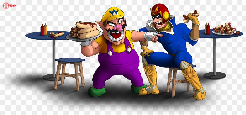 Captain Falcon Super Smash Bros. Brawl Melee Game & Wario PNG