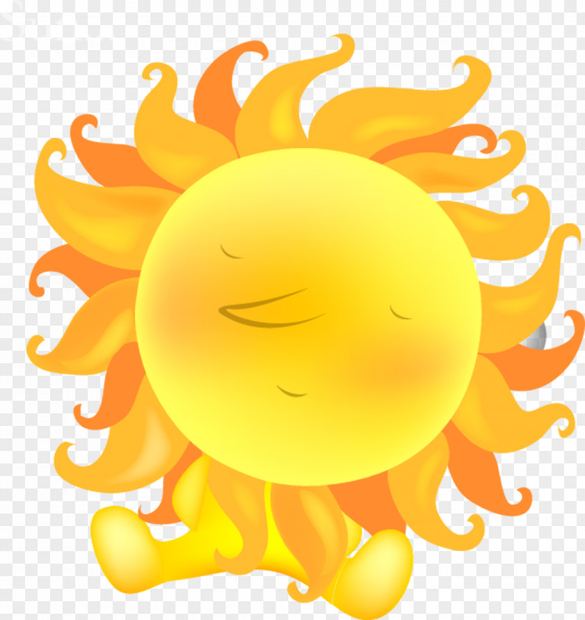 Cartoon Cute Summer Hot Sun PNG