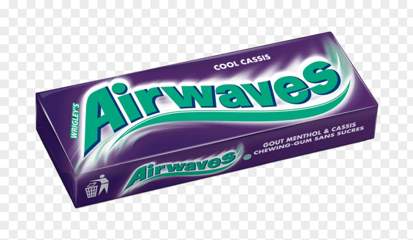 Chewing Gum Dragée Airwaves Wrigley Company Blackcurrant PNG