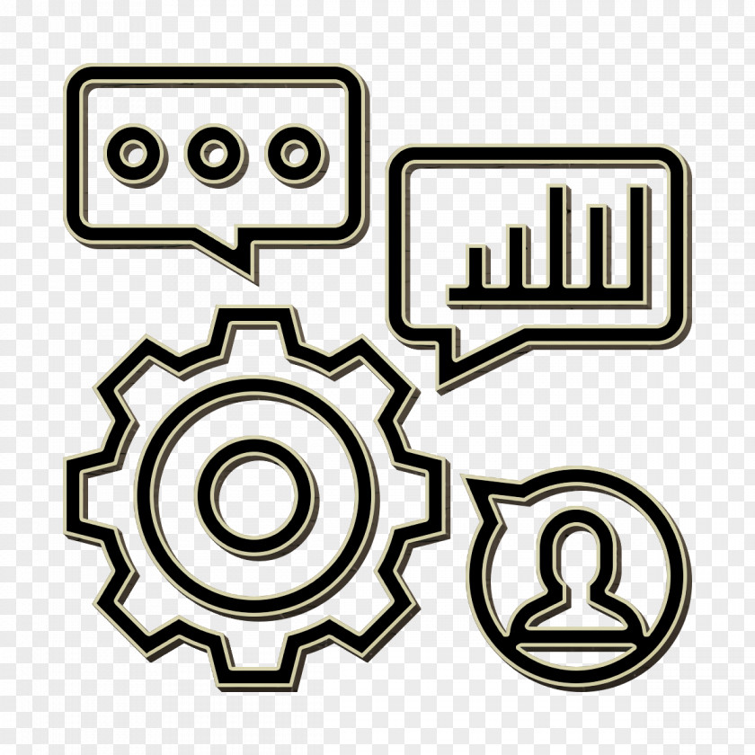 Gear Icon Business Analytics Skills PNG