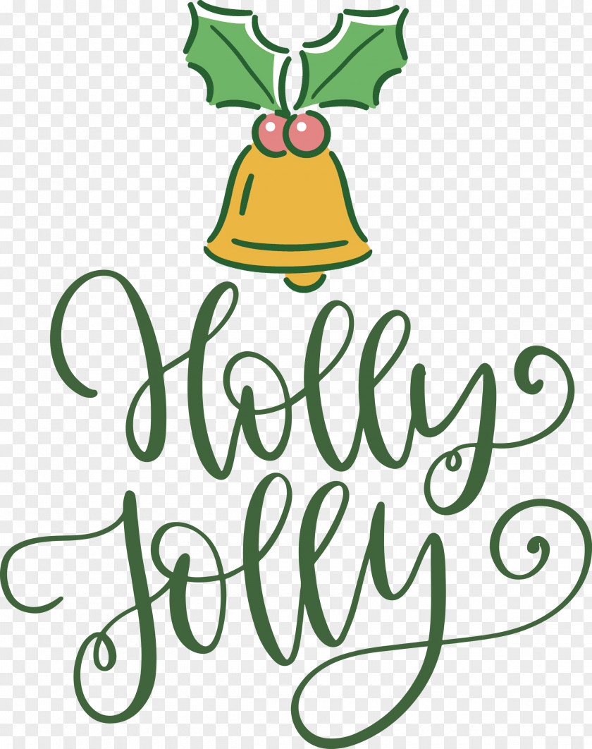 Holly Jolly Christmas PNG