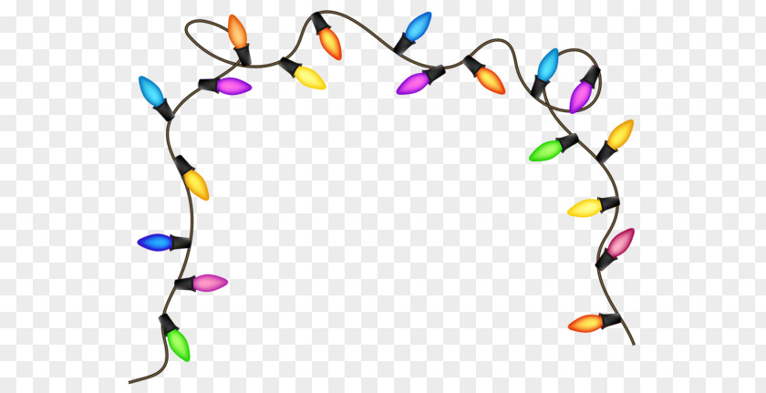 Light Christmas Lights Clip Art PNG