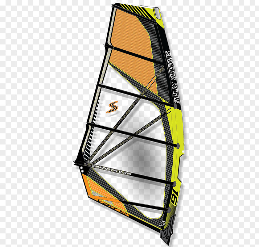 Orange Drawing Sailing Windsurfing Yamaha VMAX Freeride PNG