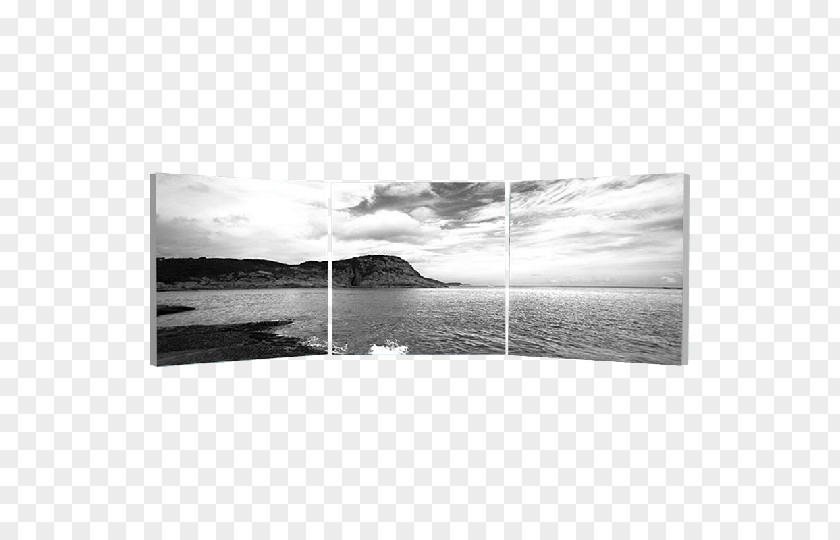 White River Junction Black And Triptych Photography Art PNG