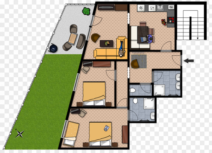 Apartment Floor Plan GB Gondelblick.com Living Room PNG
