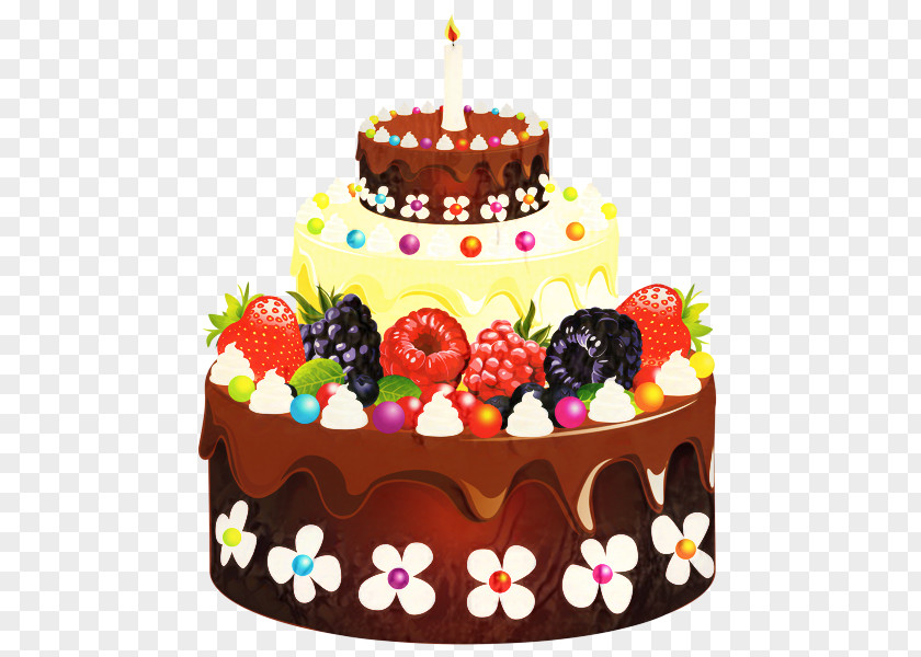 Birthday Cake Drawing Image PNG