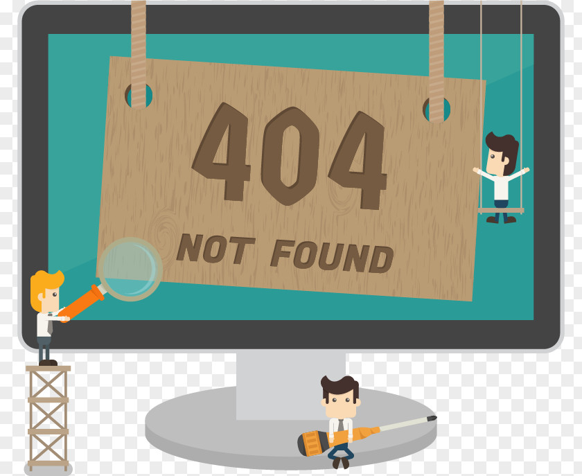 Computer Illustration Painted HTTP 404 Error Royalty-free Clip Art PNG