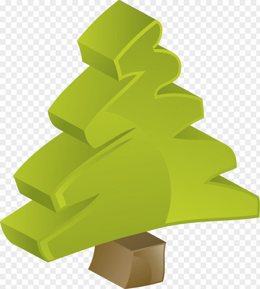 Spruce Pine Christmas Tree Clip Art PNG