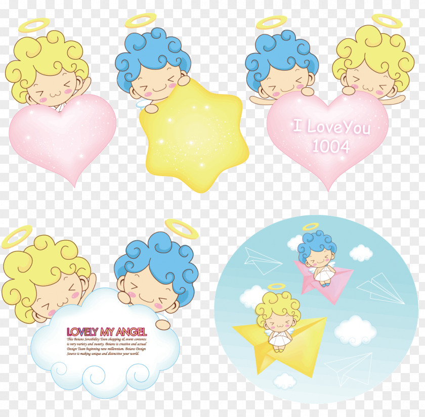 Angel Baby Euclidean Vector Clip Art PNG