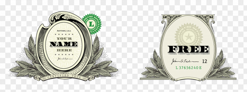 Banknotes Decorative Elements Logo Money Clip Art PNG