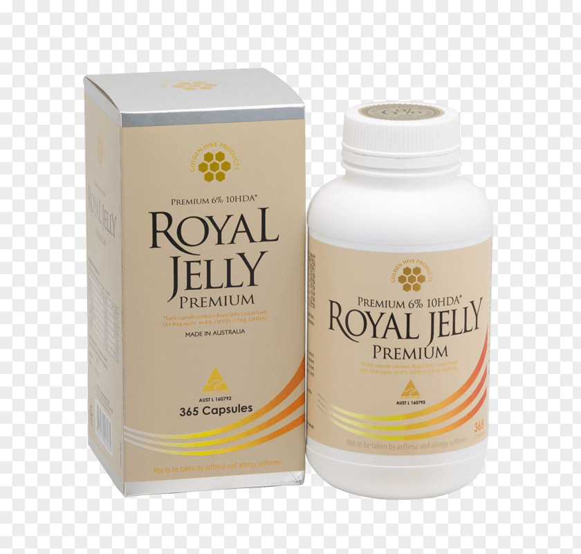Bee Lotion Dietary Supplement Queen Acid Royal Jelly PNG
