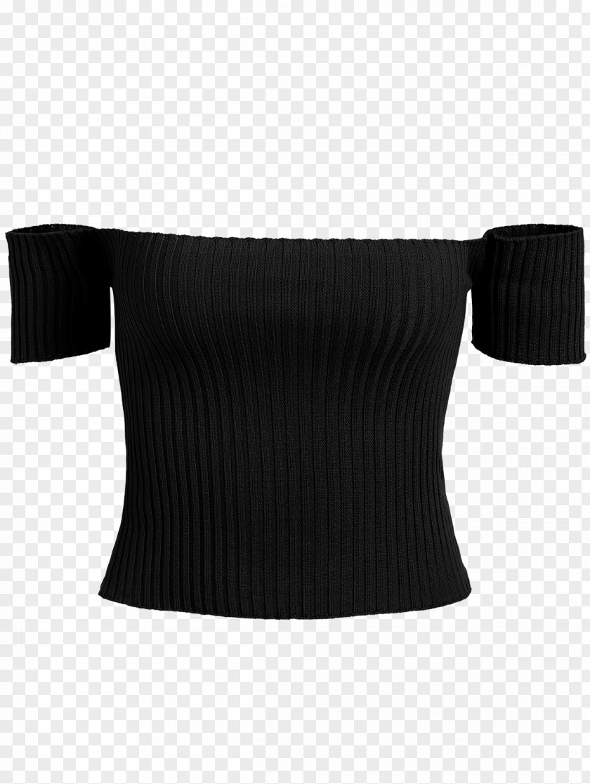 Crop T-shirt Top Sleeve Sweater PNG