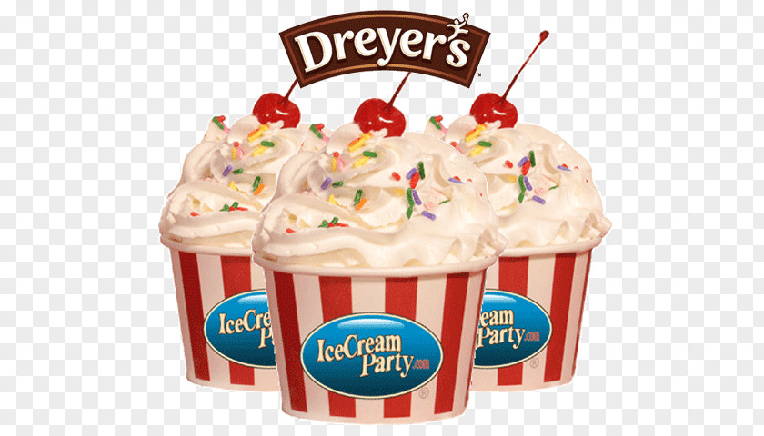 Ice Cream Party Sundae Sorbet Dreyer's Nestlé Crunch PNG