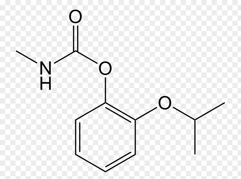 Insecticide Propoxur Structural Formula Isomer PNG