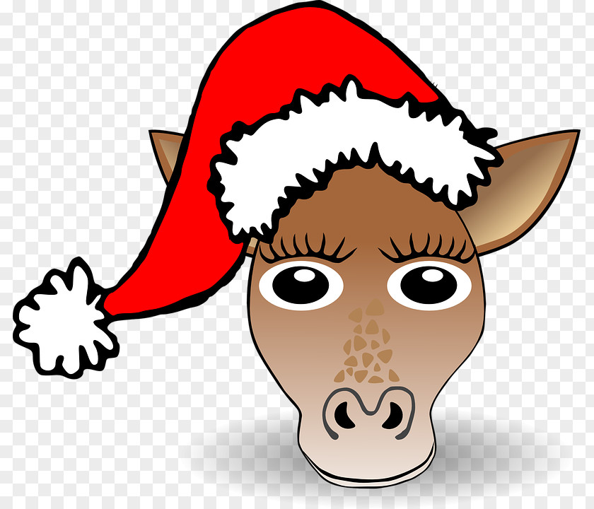 Christmas Hat Santa Claus Reindeer Clip Art PNG