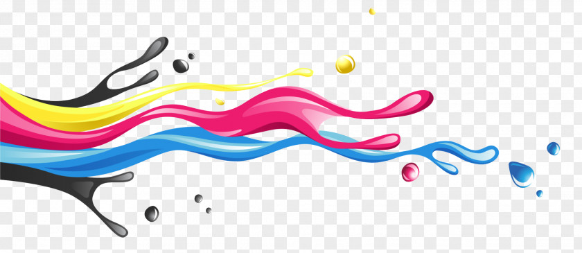 FOOTER CMYK Color Model Printing Paint PNG
