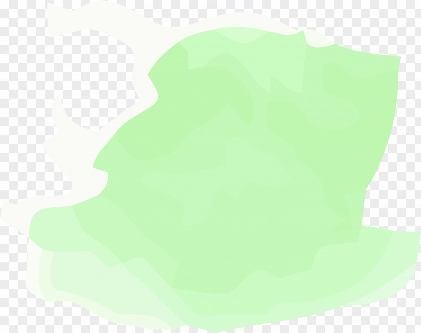 Hand Painted Green Watercolor Graffiti Leaf Pattern PNG