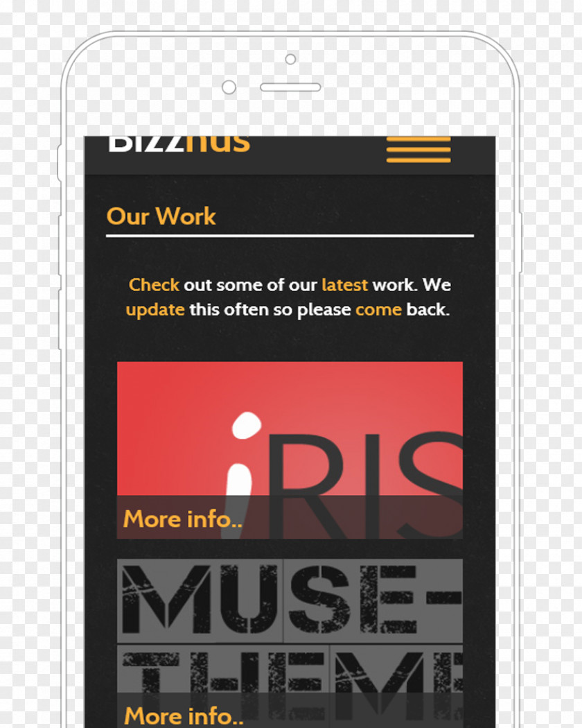 Mobile App Template Brand Font PNG