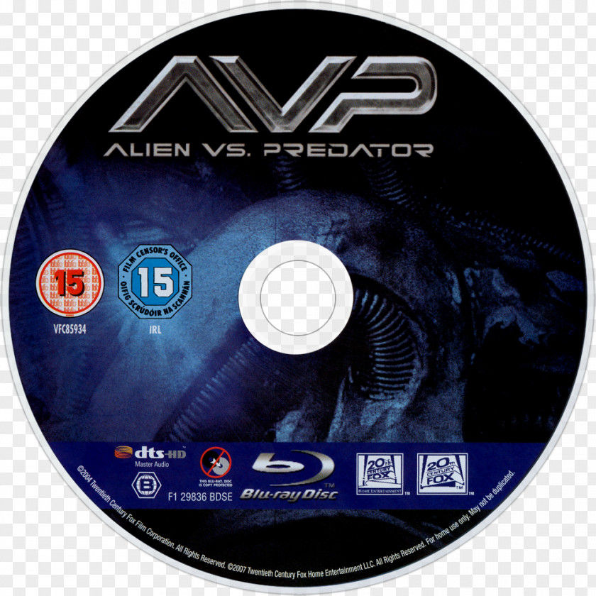 Predator Aliens Versus Blu-ray Disc Alien Vs. PNG