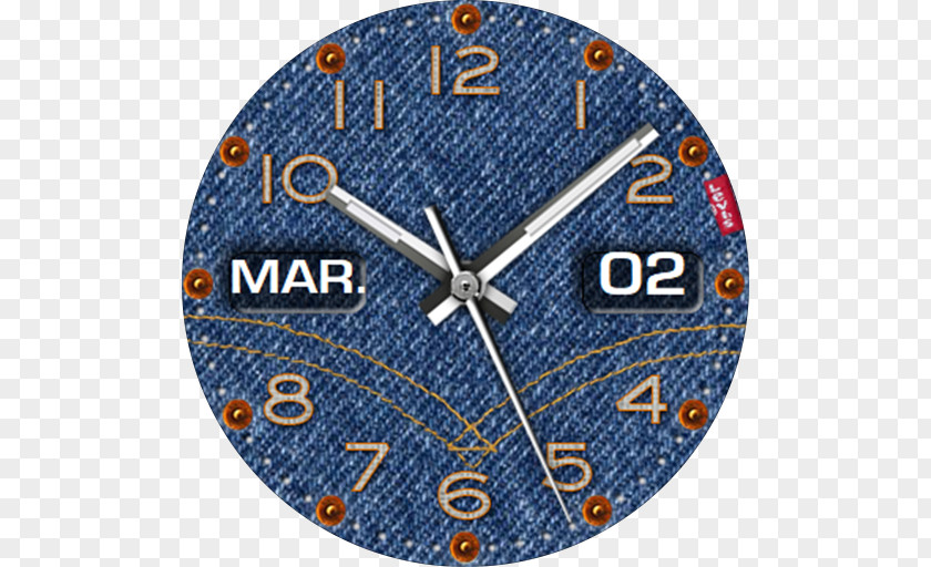 Smart Jeans Clock Watchmaker Samsung Gear S3 Galaxy PNG